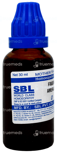 Sbl Fraxinus Americana Q Mother Tincture 30Ml Sbl Fraxinus Americana Q Mother Tincture 30Ml